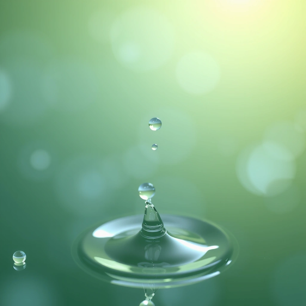 Icon representing purity and quality, such as a water droplet or a pristine leaf.